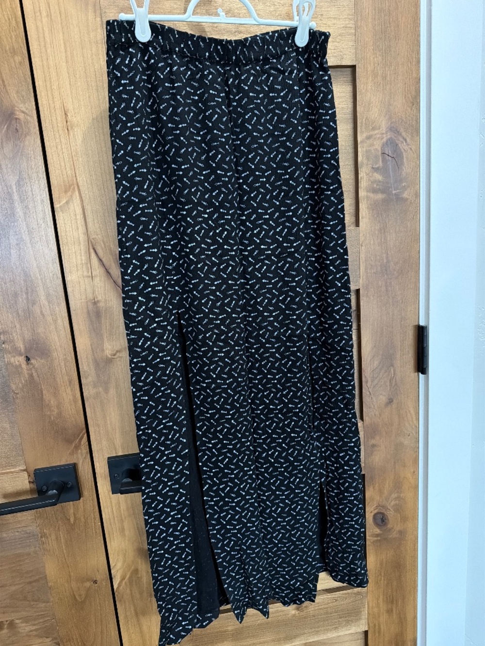 Long Arrow print skirt